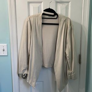 Suede cropped jacket only worn twice.